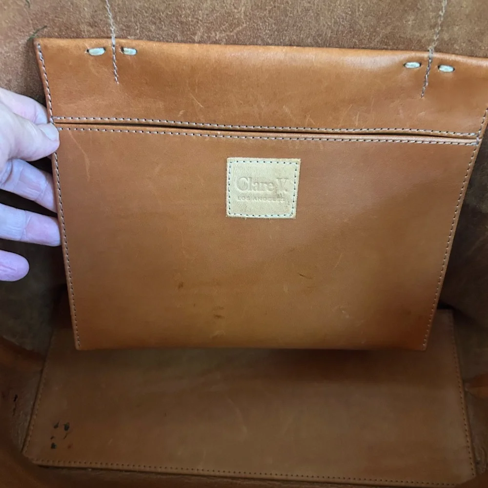 Clare V Leather Suki Tote bag - Picture 10 of 12